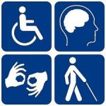 niepełnosprawni symbol
