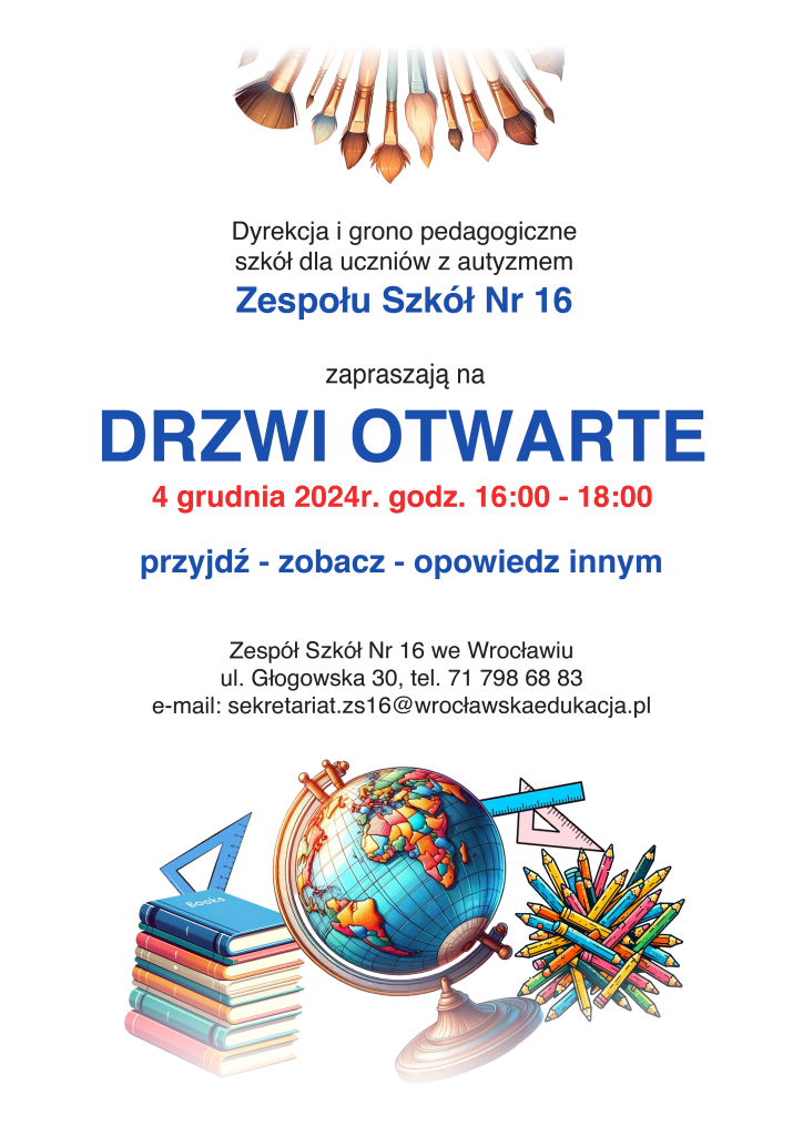 plakat drzwi otwarte